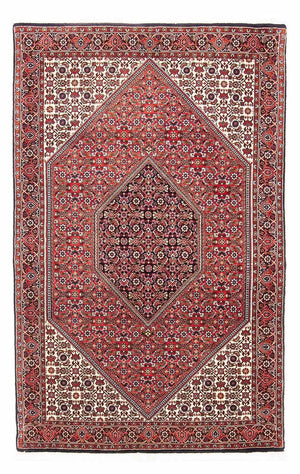 Alfombra persa - Bidjar - 180 x 110 cm - rojo