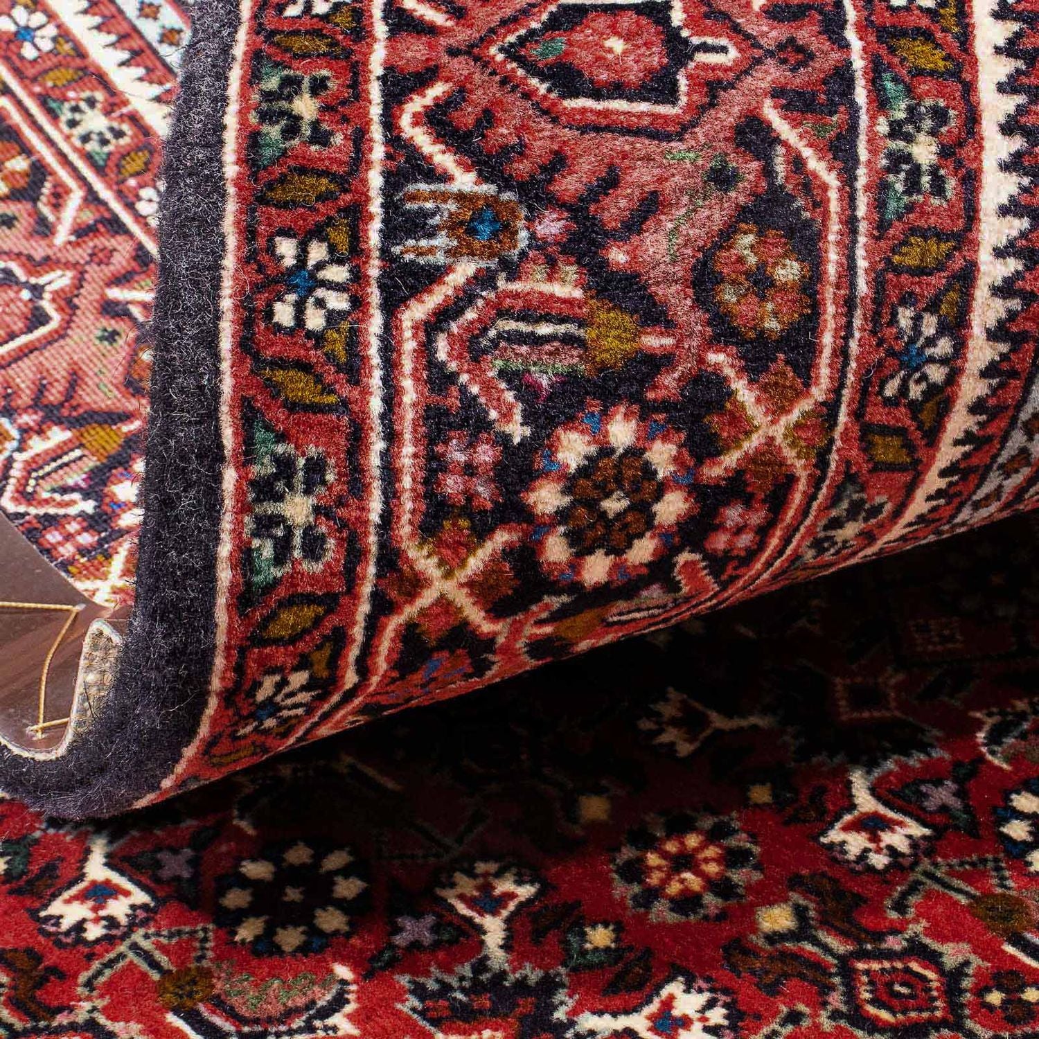 Alfombra persa - Bidjar - 180 x 110 cm - rojo