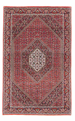 Alfombra persa - Bidjar - 170 x 109 cm - rojo