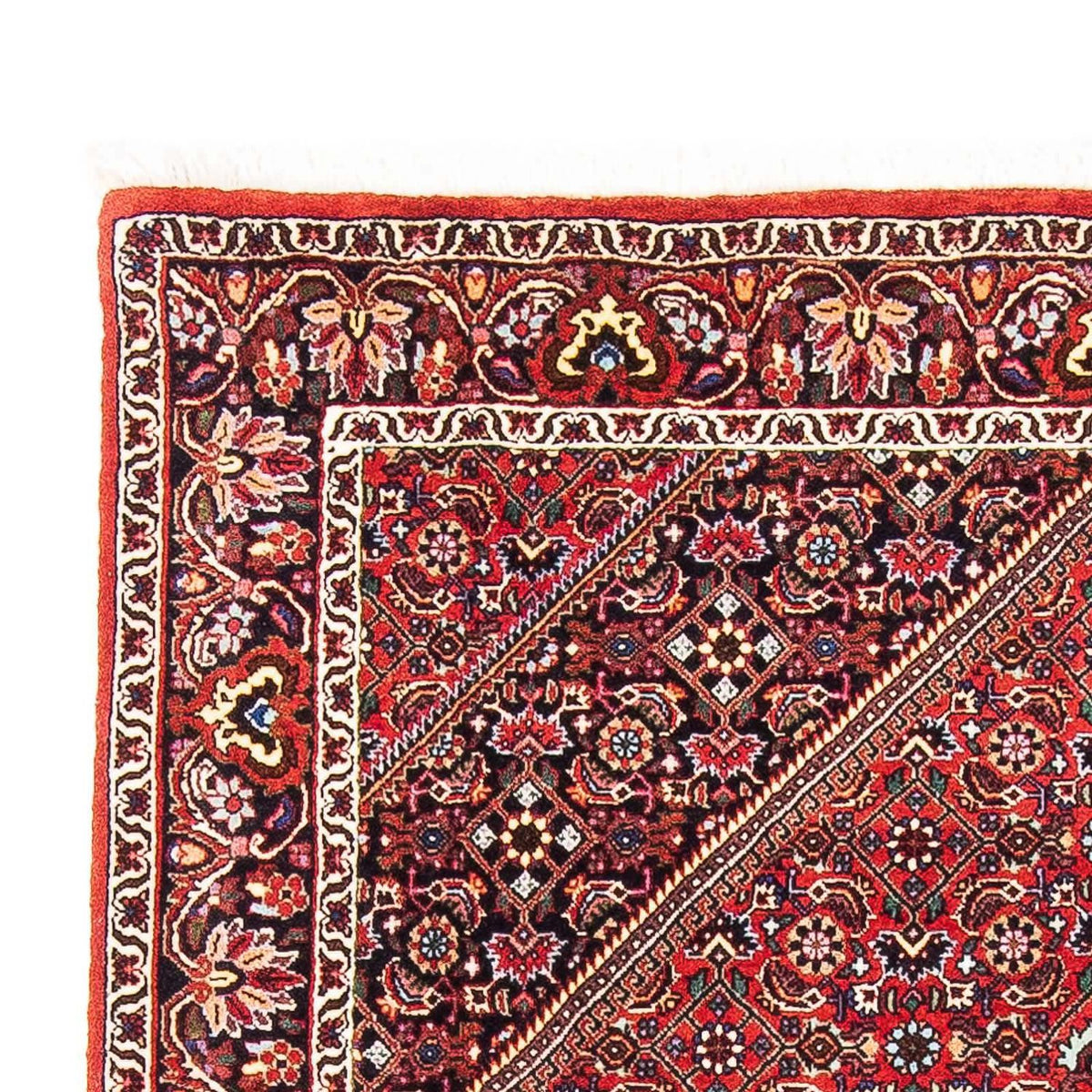 Alfombra persa - Bidjar - 170 x 109 cm - rojo