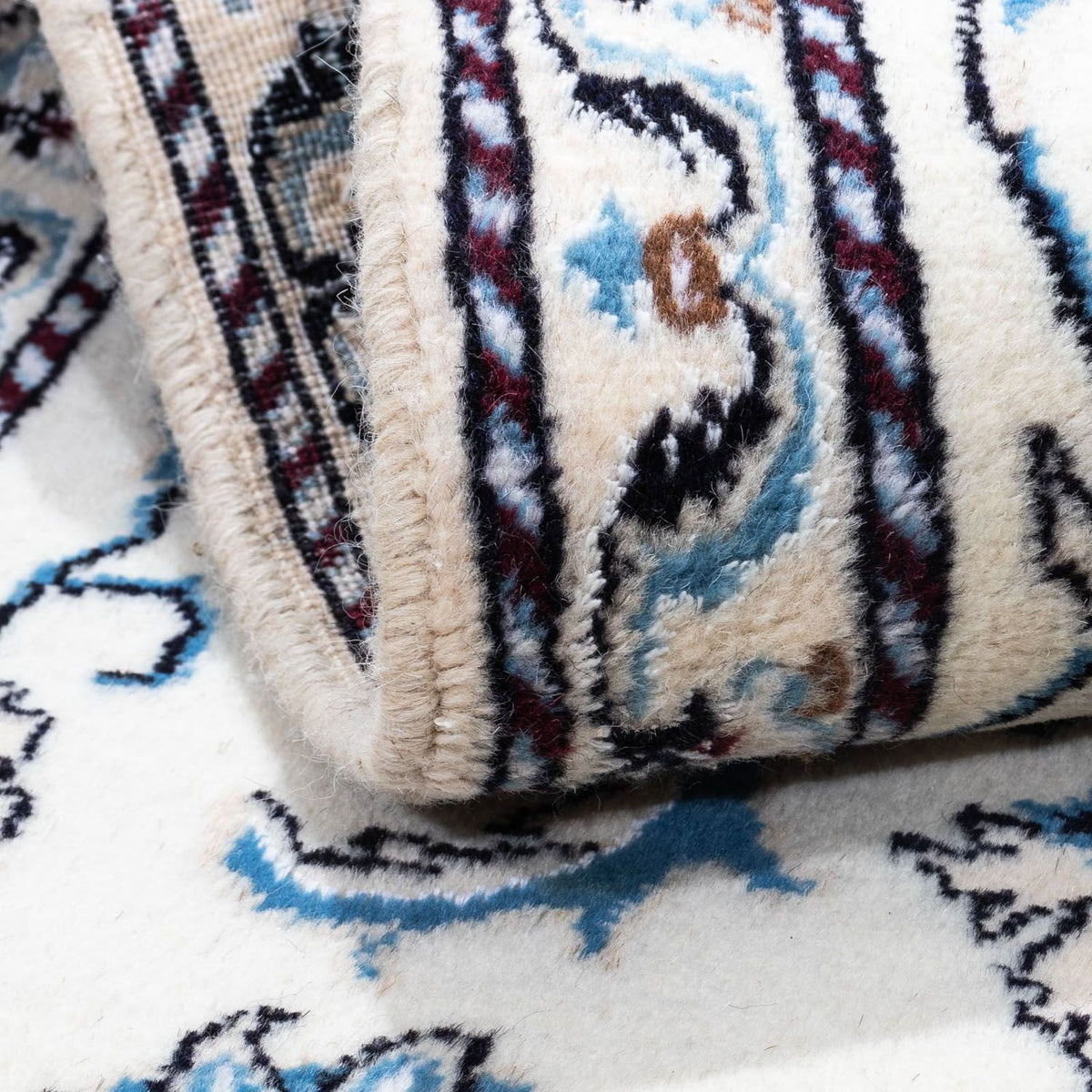 Alfombra persa - Nain - 137 x 66 cm - beige