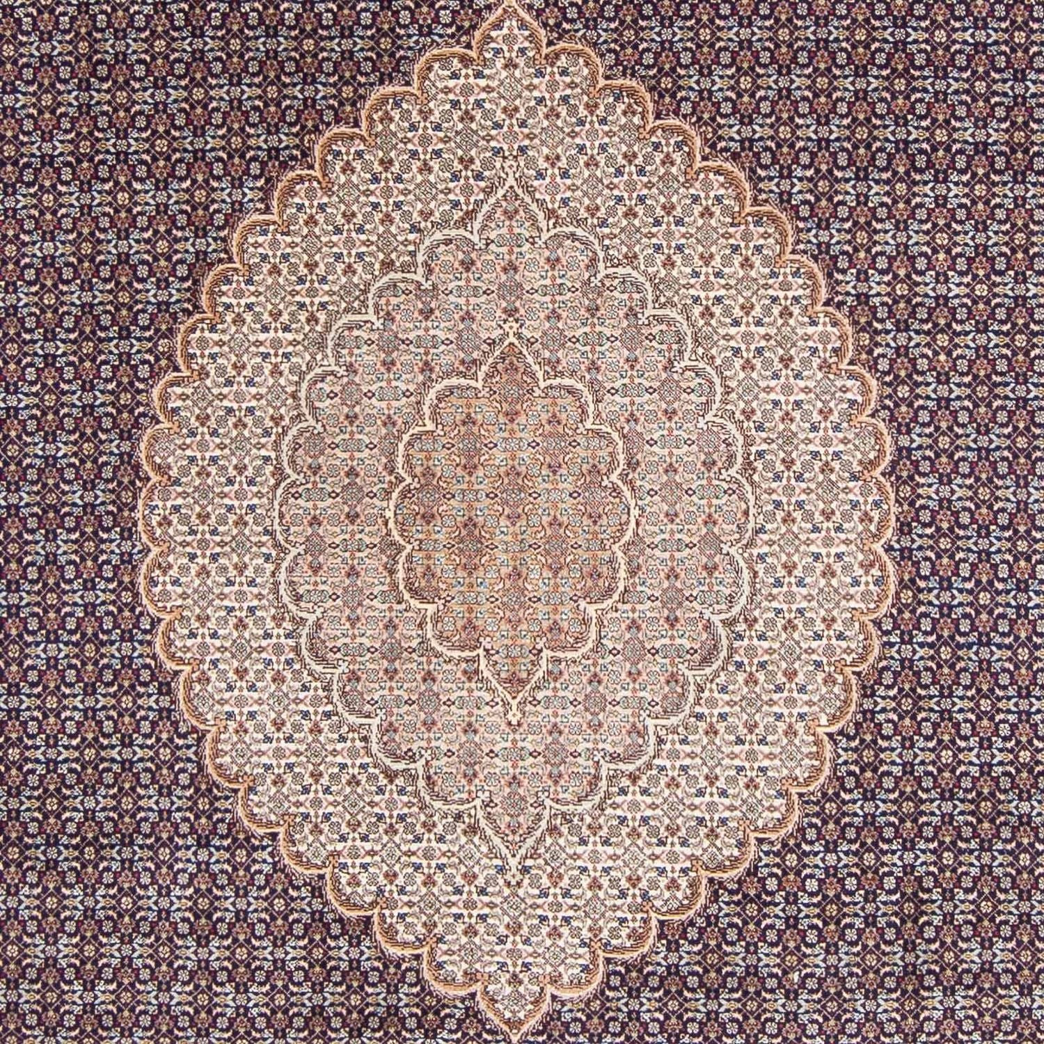 Alfombra persa - Tabriz - 290 x 204 cm - azul oscuro