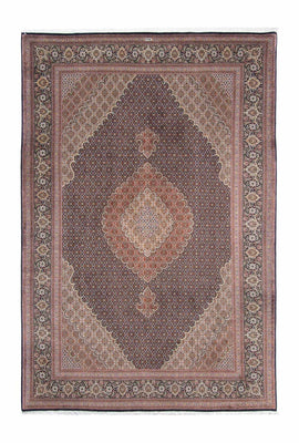 Alfombra persa - Tabriz - 302 x 202 cm - azul oscuro