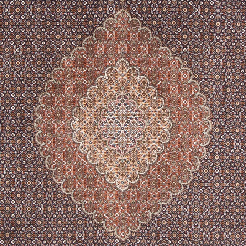 Alfombra persa - Tabriz - 302 x 202 cm - azul oscuro