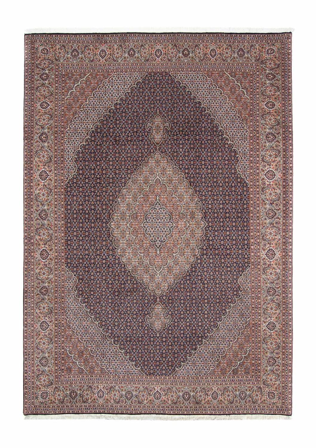Alfombra persa - Tabriz - 296 x 207 cm - azul oscuro