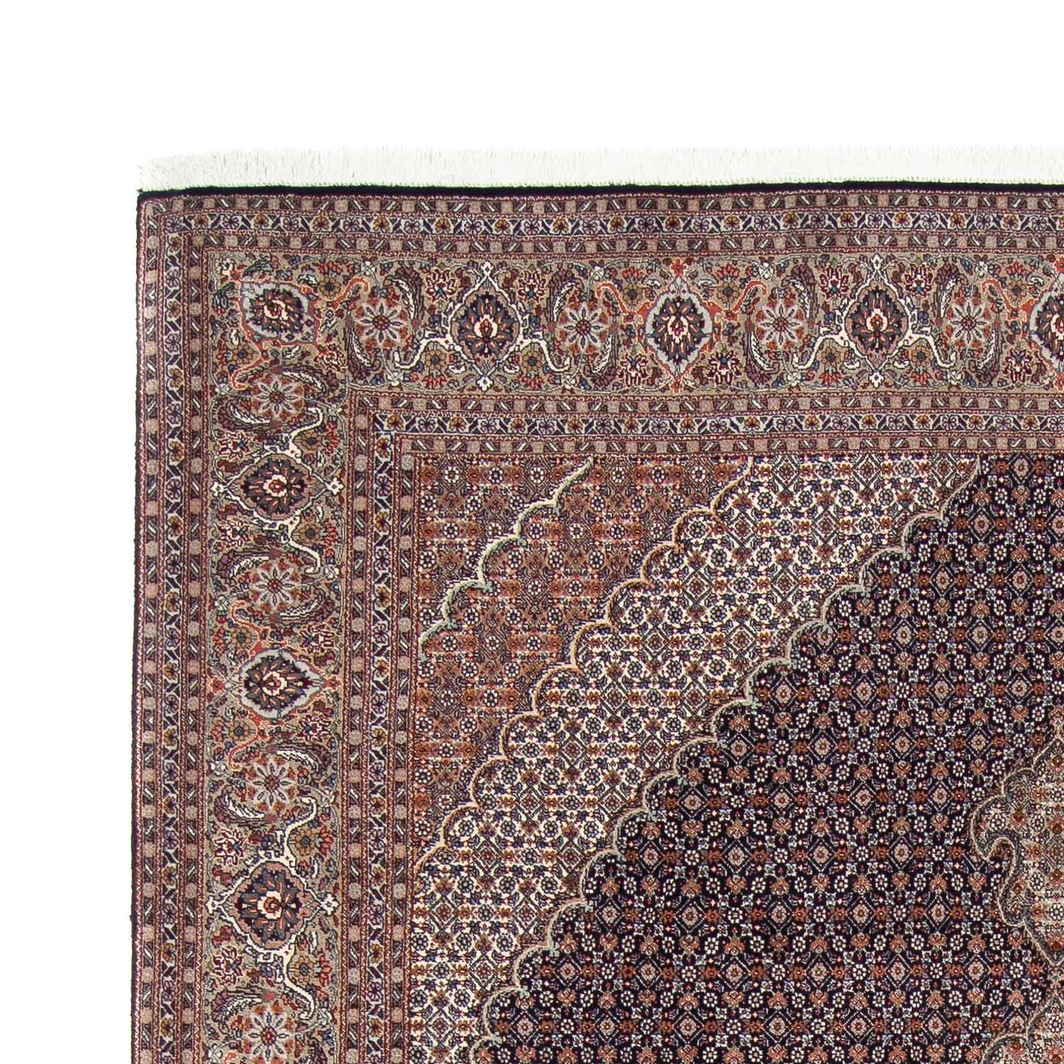 Alfombra persa - Tabriz - 296 x 207 cm - azul oscuro