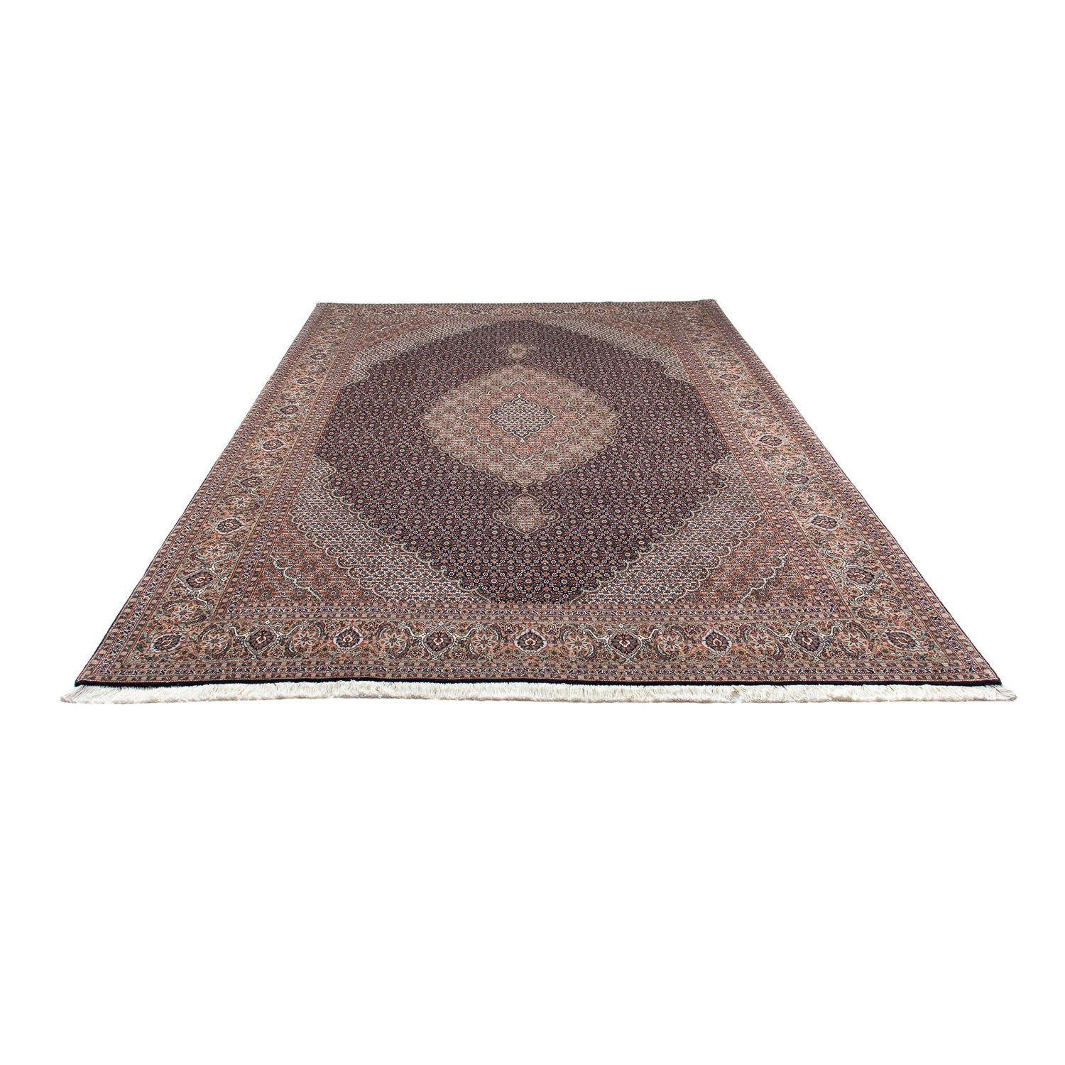 Alfombra persa - Tabriz - 296 x 207 cm - azul oscuro
