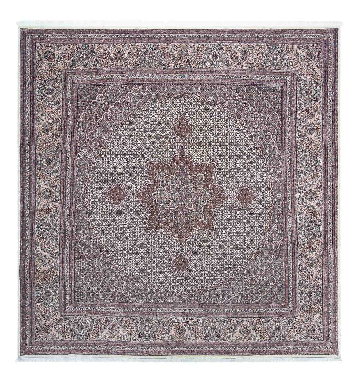 Alfombra persa - Tabriz cuadrado  - 258 x 252 cm - gris