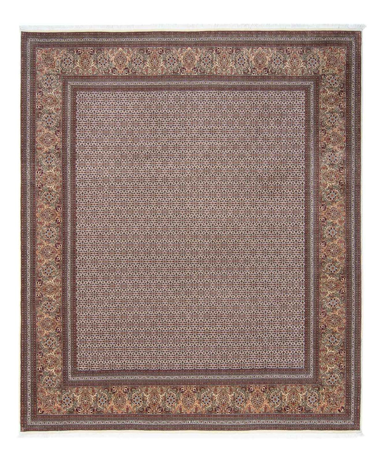 Alfombra persa - Tabriz - 295 x 254 cm - marrón oscuro