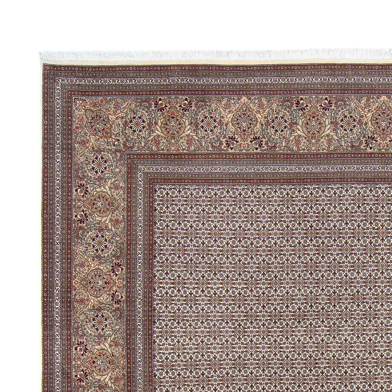 Alfombra persa - Tabriz - 295 x 254 cm - marrón oscuro
