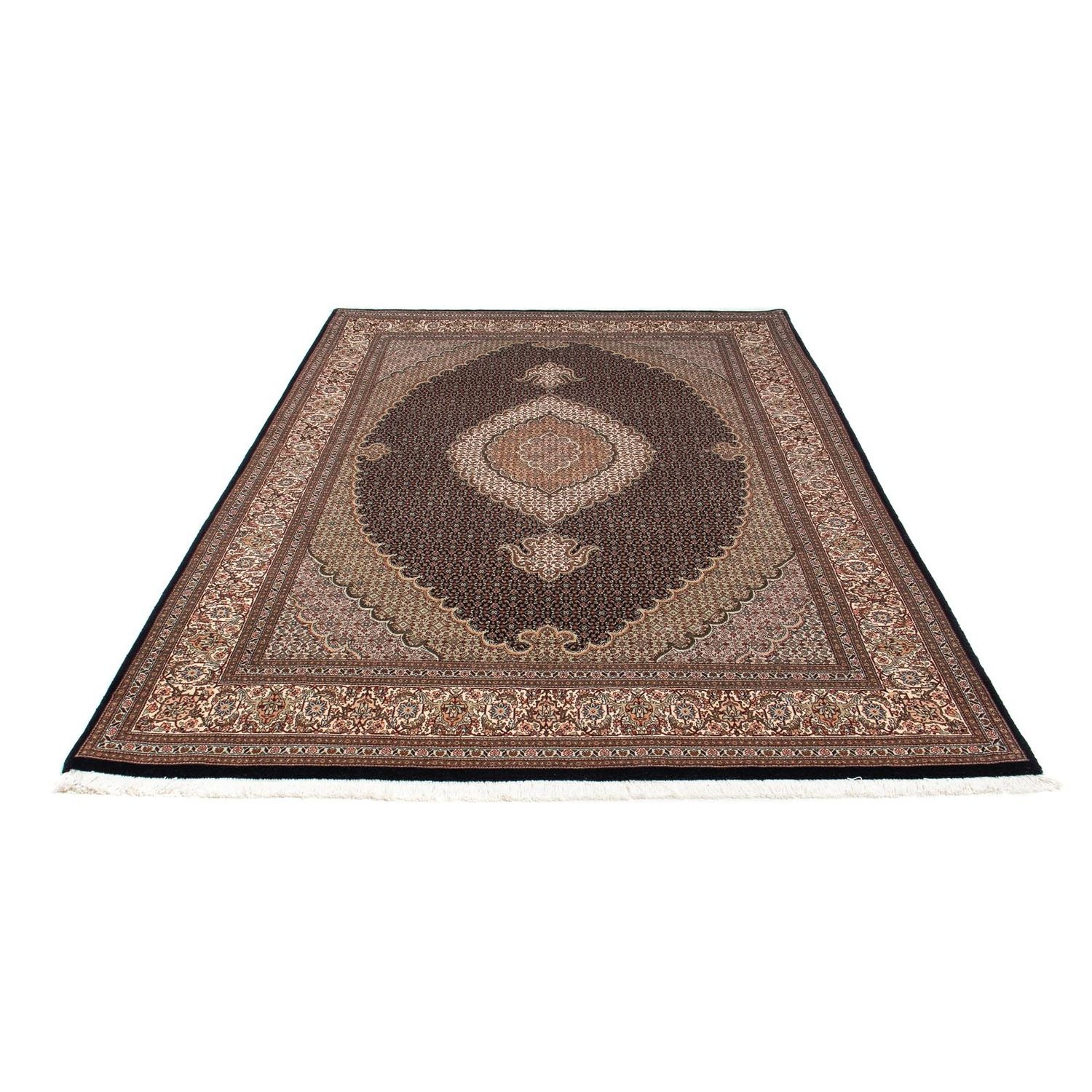 Alfombra persa - Tabriz - 243 x 163 cm - azul oscuro