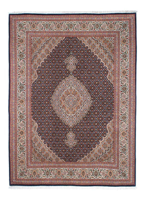 Alfombra persa - Tabriz - 210 x 155 cm - marrón oscuro