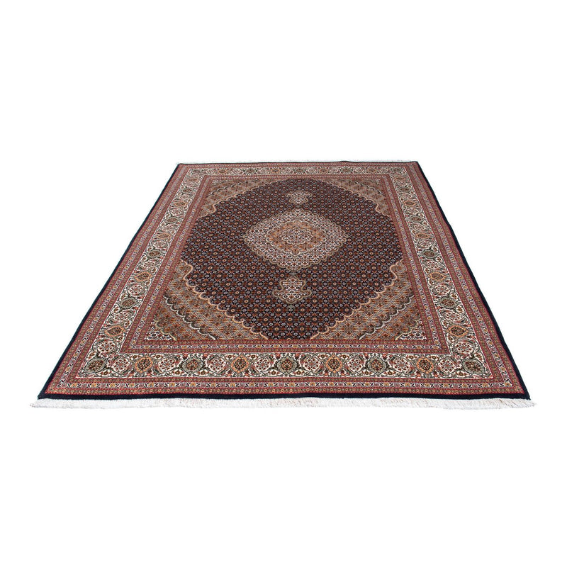 Alfombra persa - Tabriz - 210 x 155 cm - marrón oscuro