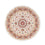 Alfombra Persa - Tabriz - Real redondo  - 105 x 105 cm - beige