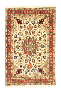 Alfombra Persa - Tabriz - Real - 148 x 97 cm - beige