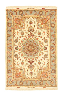 Alfombra Persa - Tabriz - Real - 154 x 100 cm - beige