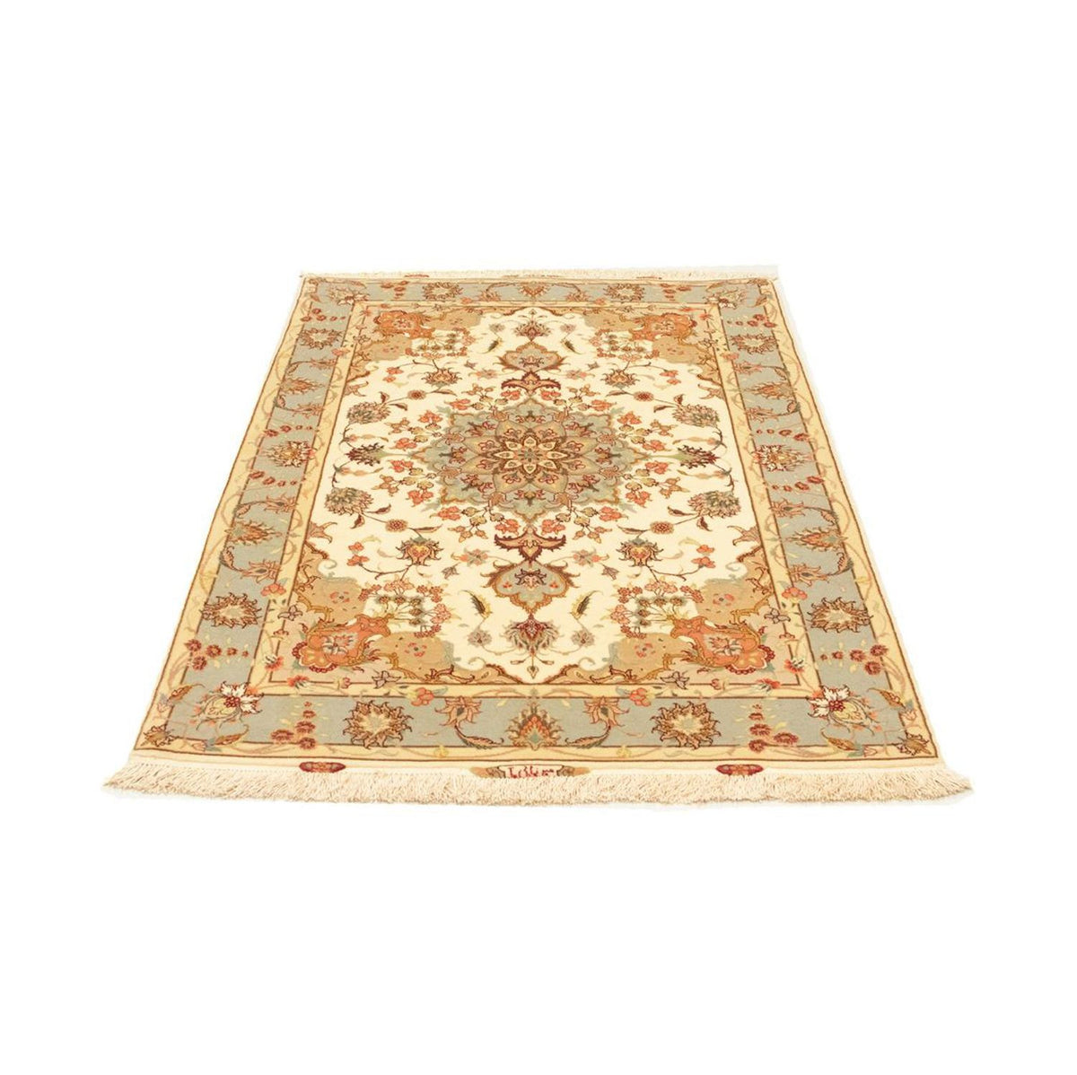 Alfombra Persa - Tabriz - Real - 154 x 100 cm - beige