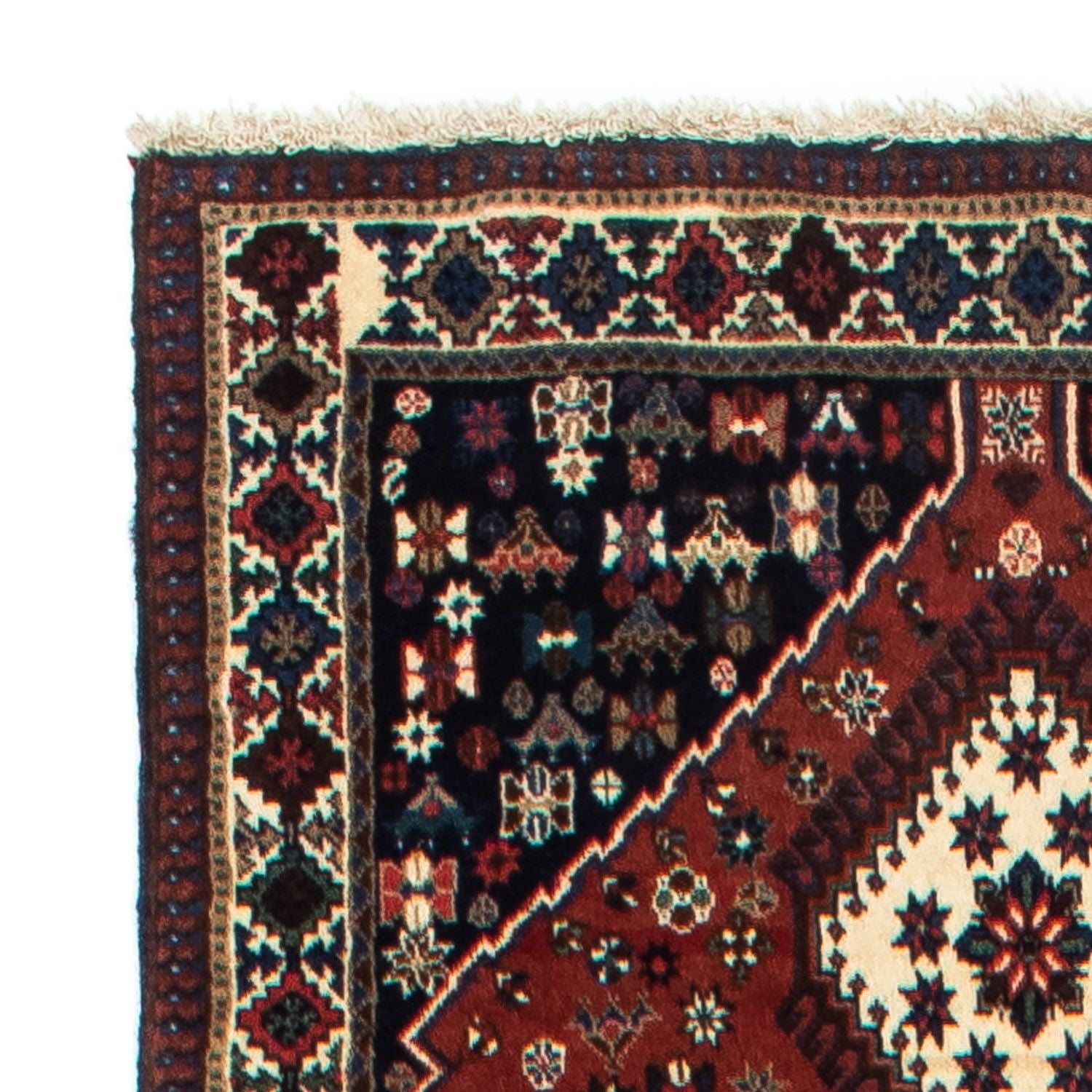 Alfombra de pasillo Alfombra persa - Nómada - 382 x 83 cm - rojo oscuro