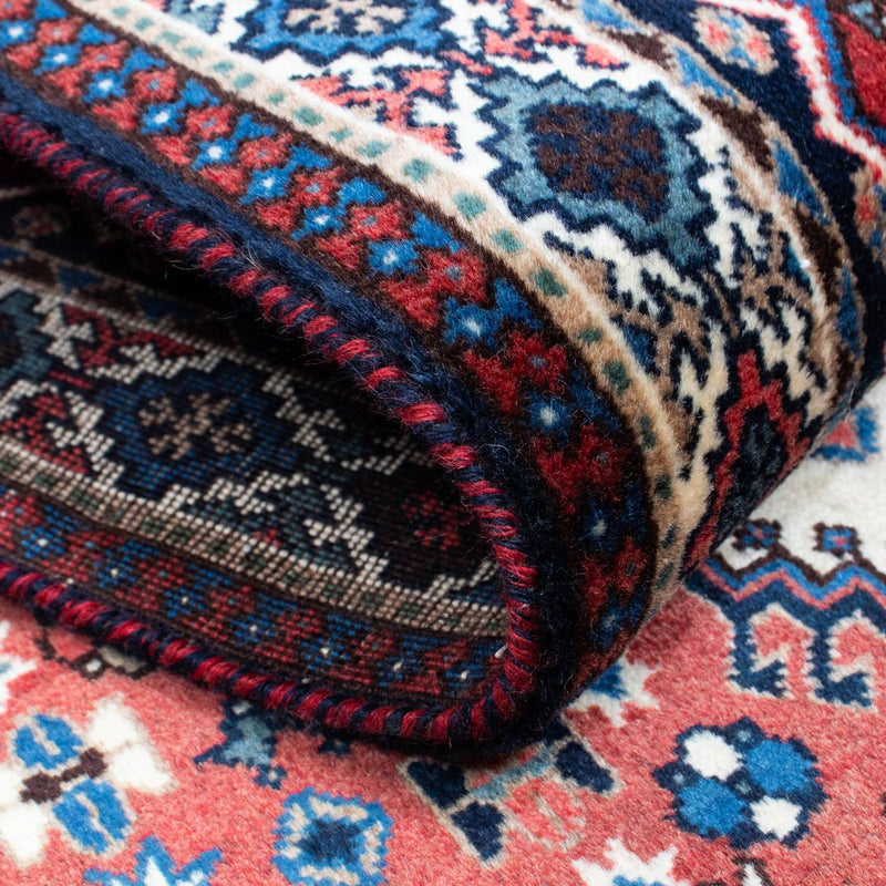 Alfombra de pasillo Alfombra persa - Nómada - 382 x 83 cm - rojo oscuro