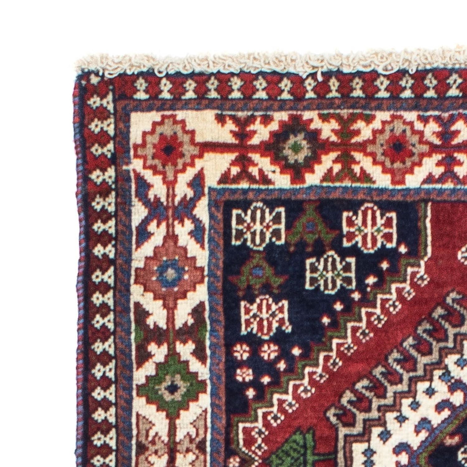 Alfombra de pasillo Alfombra persa - Nómada - 194 x 80 cm - rojo oscuro