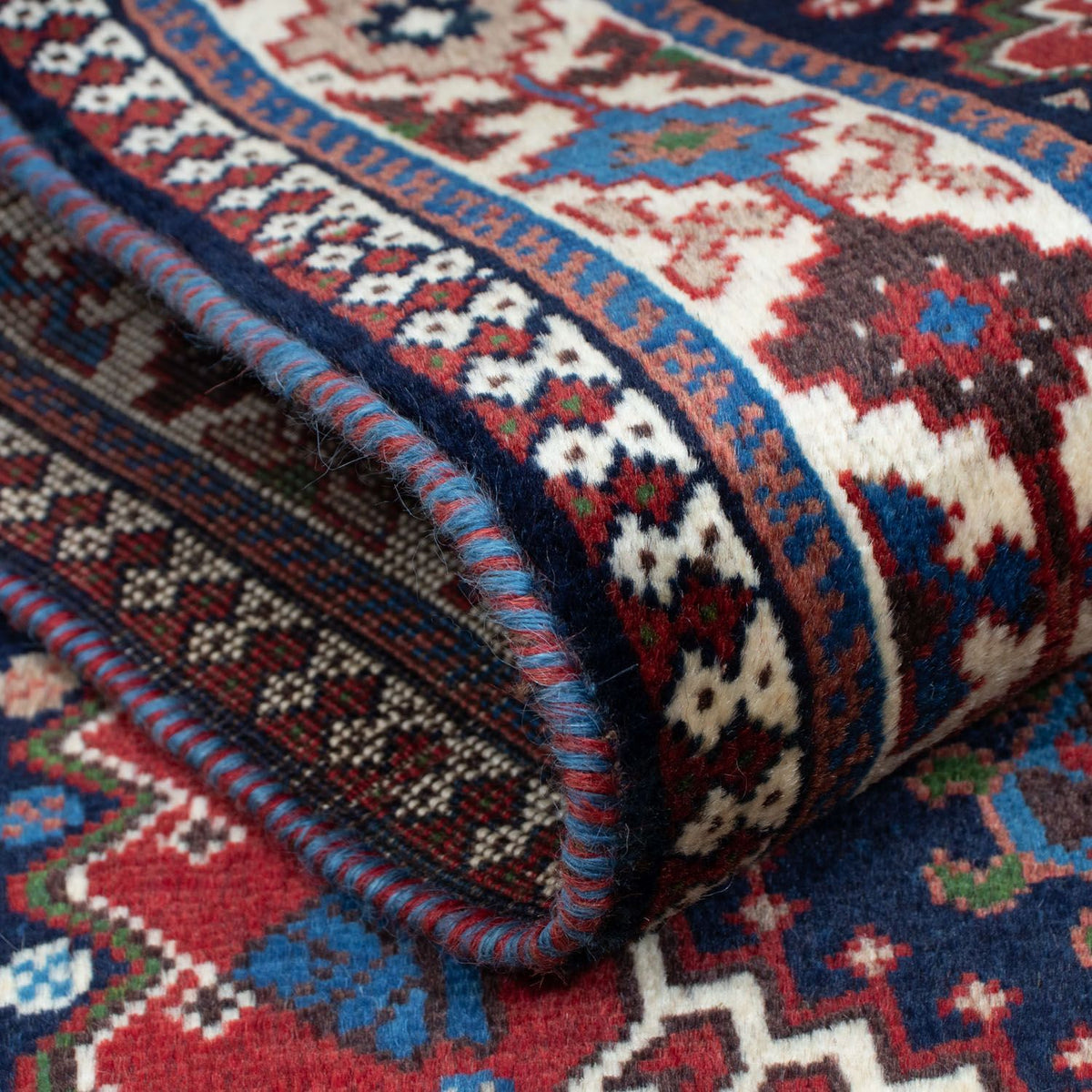 Alfombra de pasillo Alfombra persa - Nómada - 194 x 80 cm - rojo oscuro