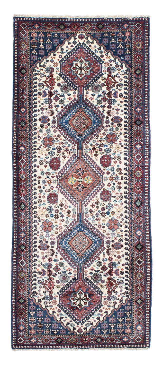 Alfombra de pasillo Alfombra persa - Nómada - 202 x 85 cm - beige