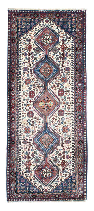 Alfombra de pasillo Alfombra persa - Nómada - 202 x 85 cm - beige
