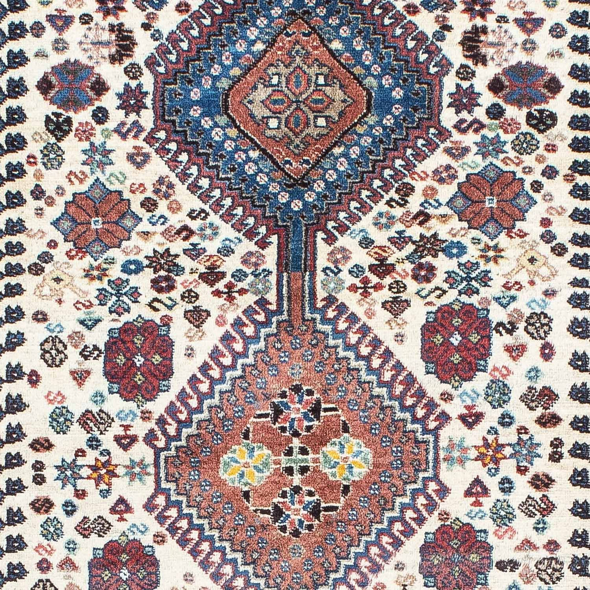 Alfombra de pasillo Alfombra persa - Nómada - 202 x 85 cm - beige
