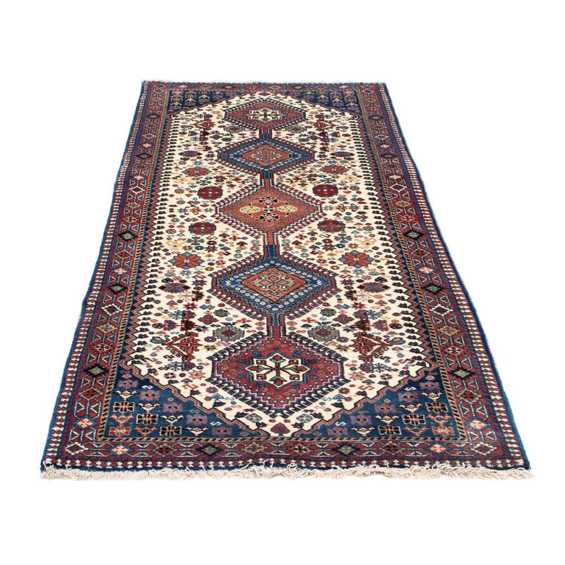 Alfombra de pasillo Alfombra persa - Nómada - 202 x 85 cm - beige