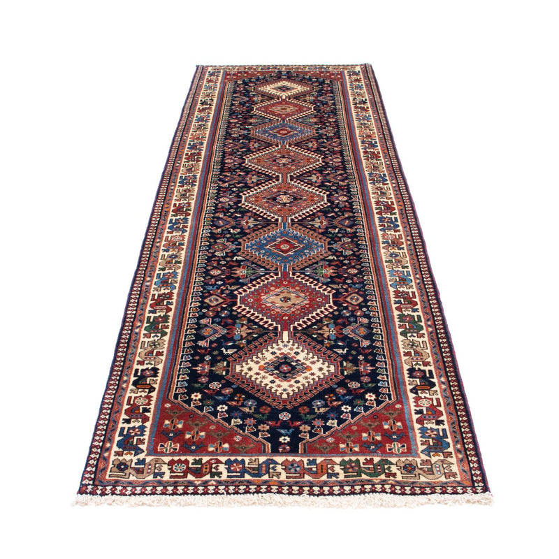 Alfombra de pasillo Alfombra persa - Bidjar - 288 x 80 cm - azul oscuro
