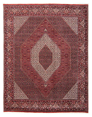Alfombra persa - Bidjar - 304 x 250 cm - rojo oscuro