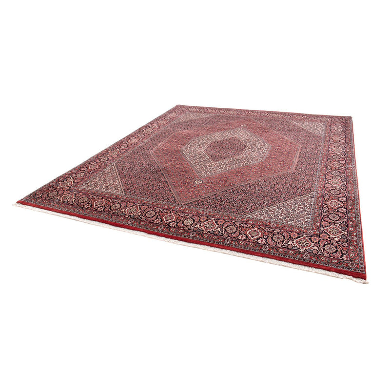 Alfombra persa - Bidjar - 304 x 250 cm - rojo oscuro