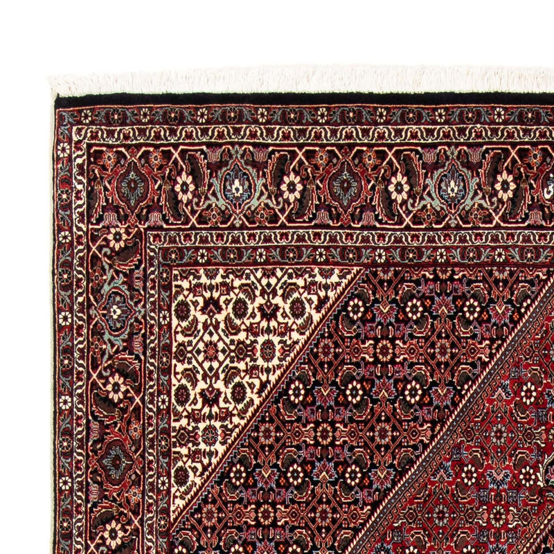 Alfombra persa - Bidjar - 246 x 167 cm - rojo oscuro