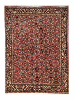 Alfombra persa - Bidjar - 244 x 172 cm - rojo oscuro