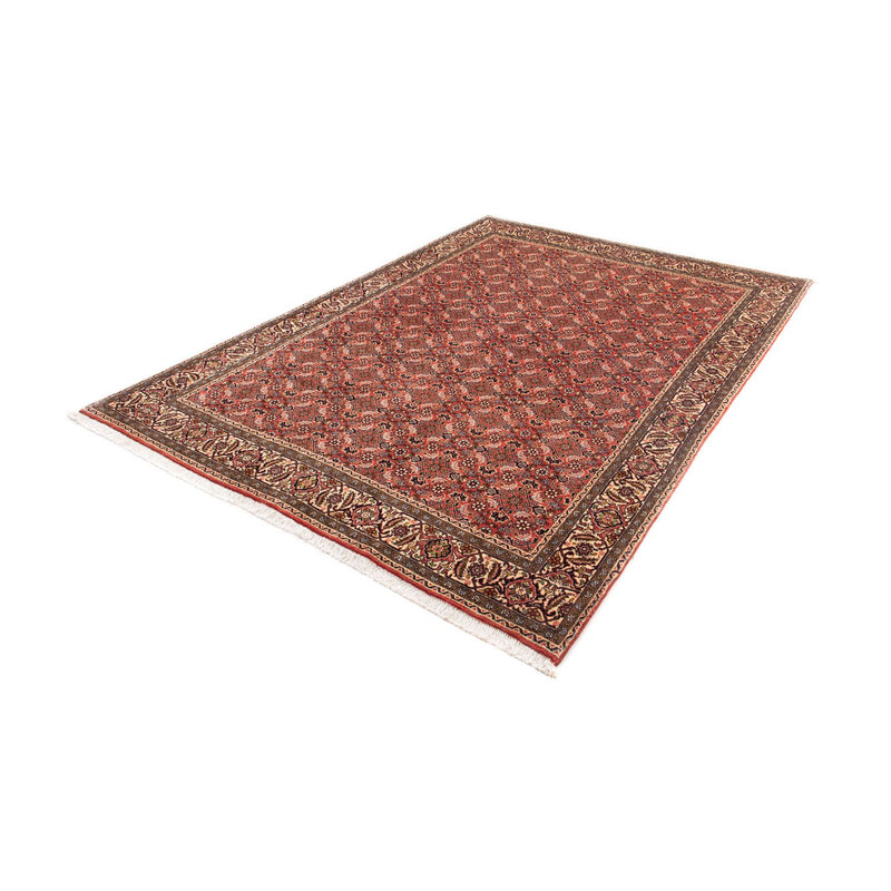 Alfombra persa - Bidjar - 244 x 172 cm - rojo oscuro