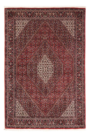 Alfombra persa - Bidjar - 252 x 172 cm - rojo oscuro