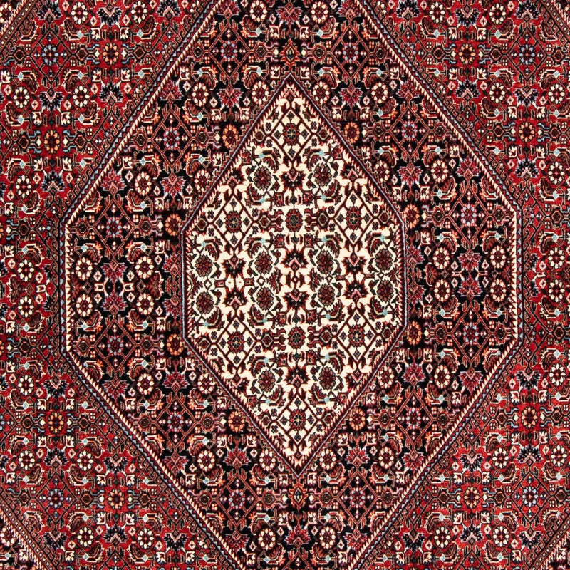 Alfombra persa - Bidjar - 252 x 172 cm - rojo oscuro