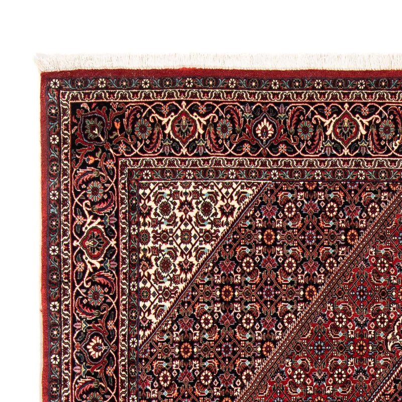 Alfombra persa - Bidjar - 252 x 172 cm - rojo oscuro