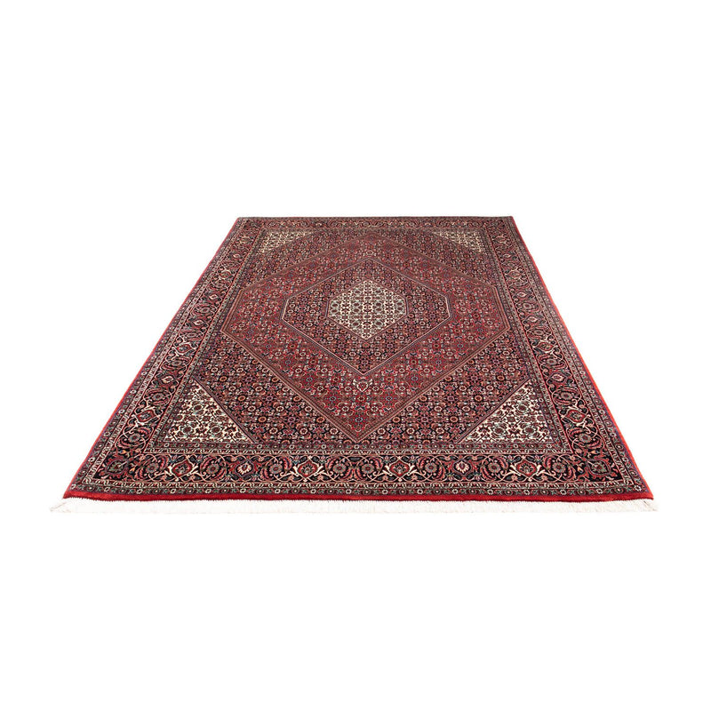 Alfombra persa - Bidjar - 252 x 172 cm - rojo oscuro
