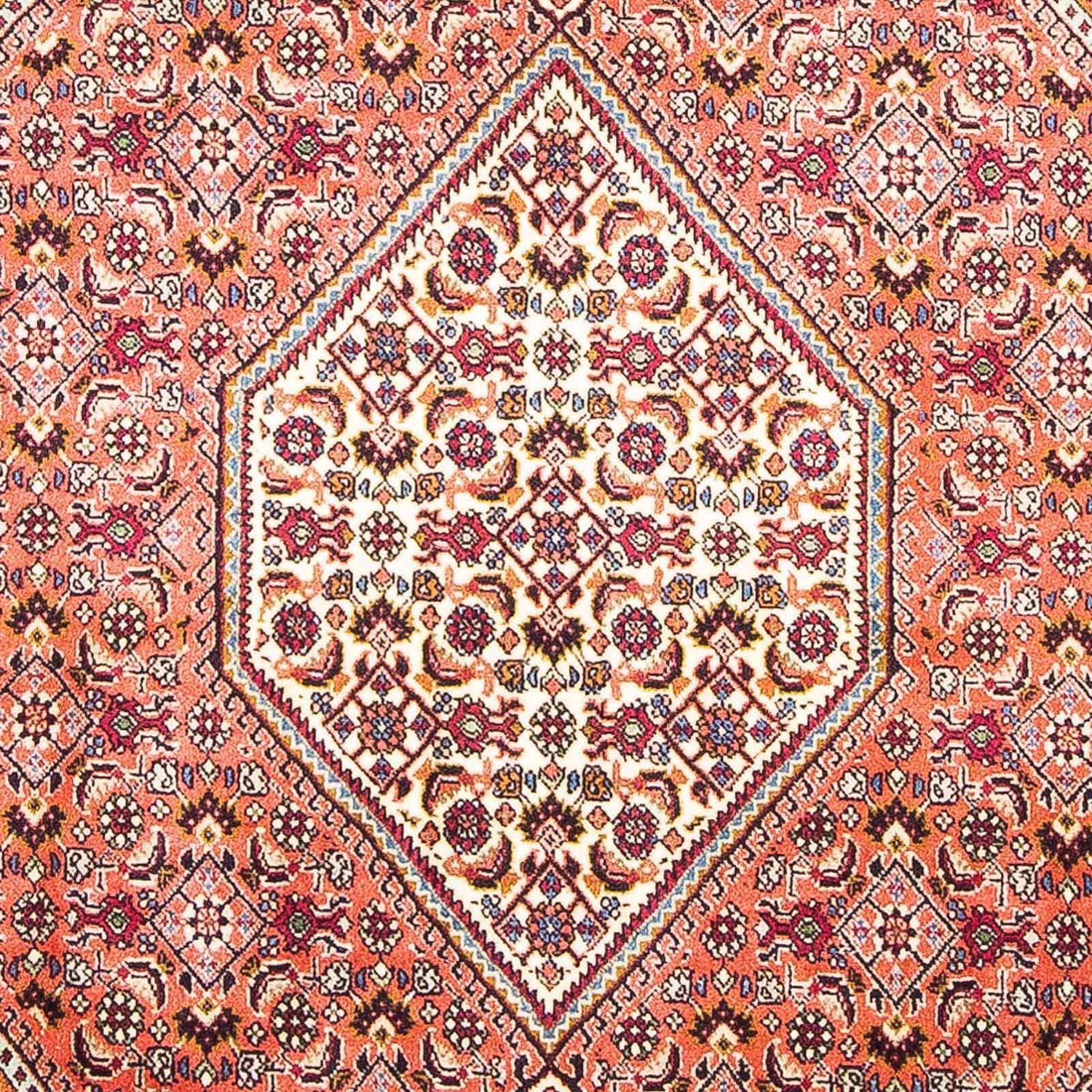 Alfombra persa - Bidjar - 170 x 112 cm - rojo claro