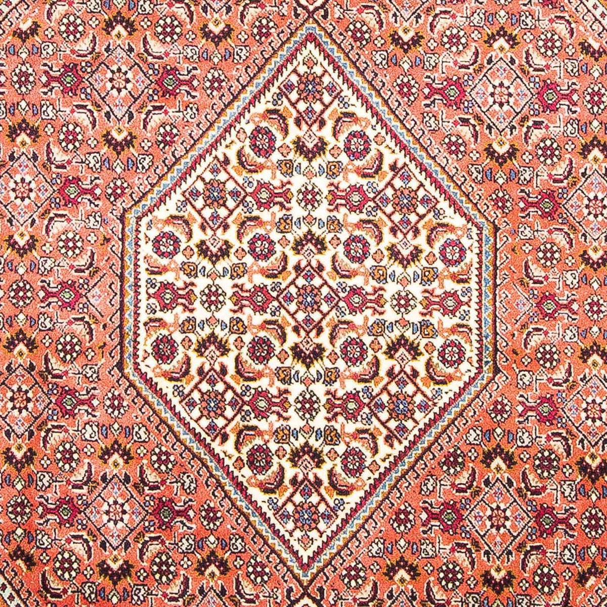 Alfombra persa - Bidjar - 170 x 112 cm - rojo claro