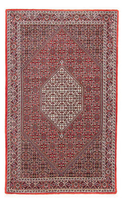 Alfombra persa - Bidjar - 185 x 112 cm - rojo