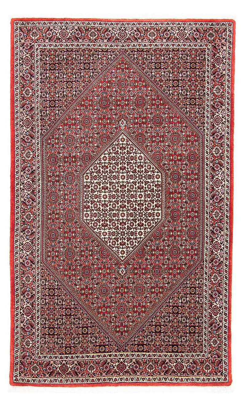 Alfombra persa - Bidjar - 185 x 112 cm - rojo