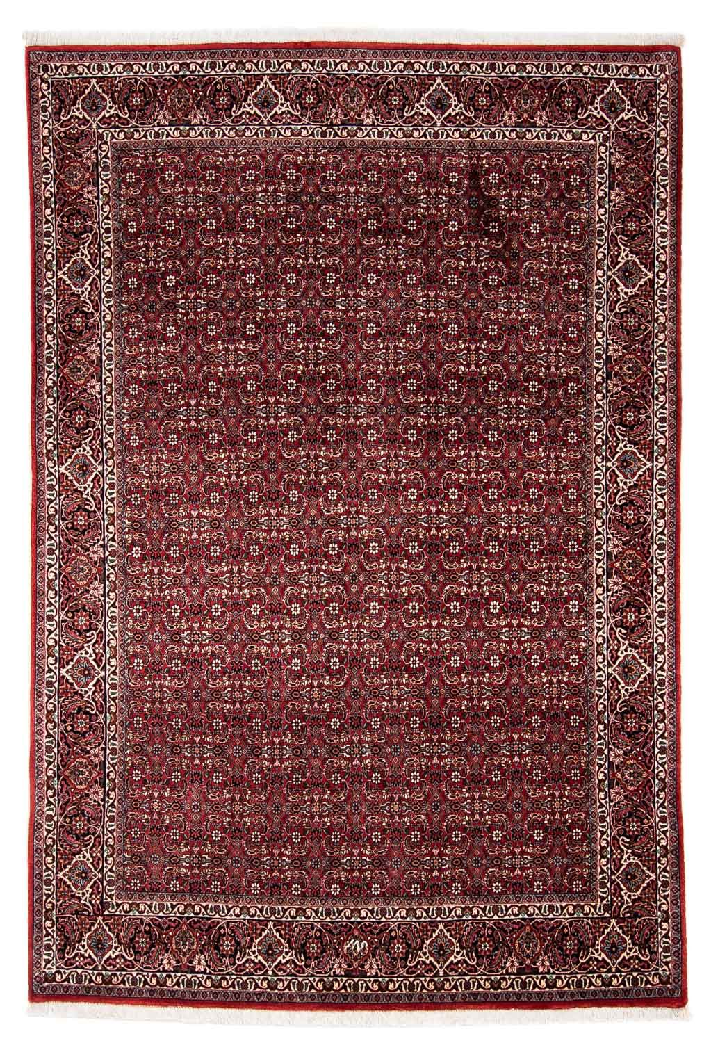 Alfombra persa - Bidjar - 240 x 168 cm - rojo oscuro