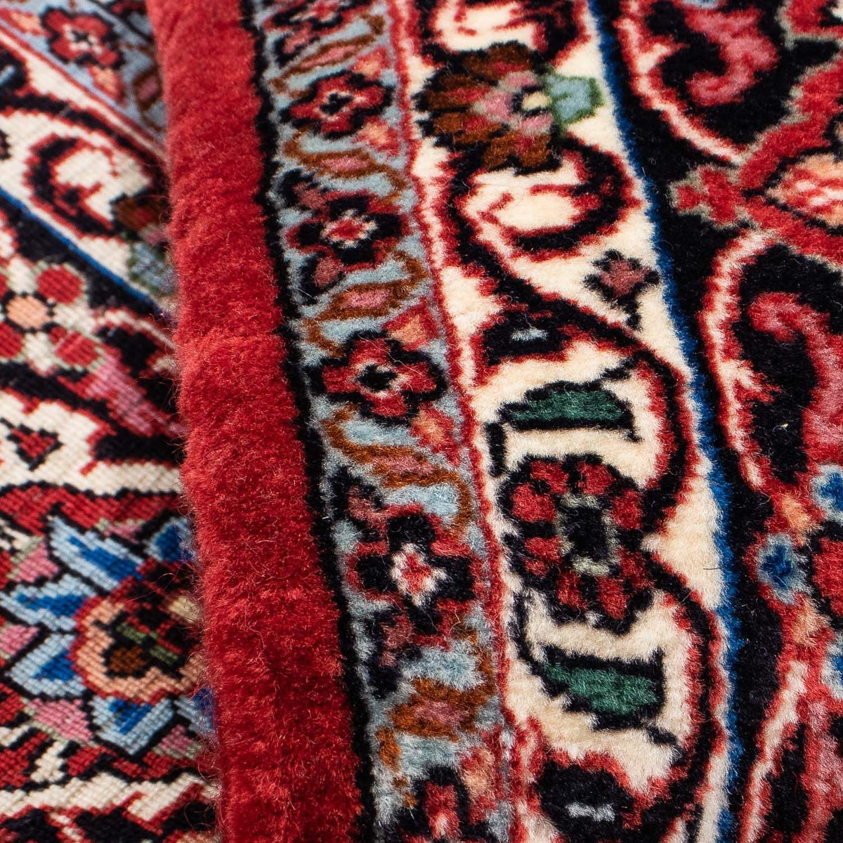 Alfombra persa - Bidjar - 240 x 168 cm - rojo oscuro