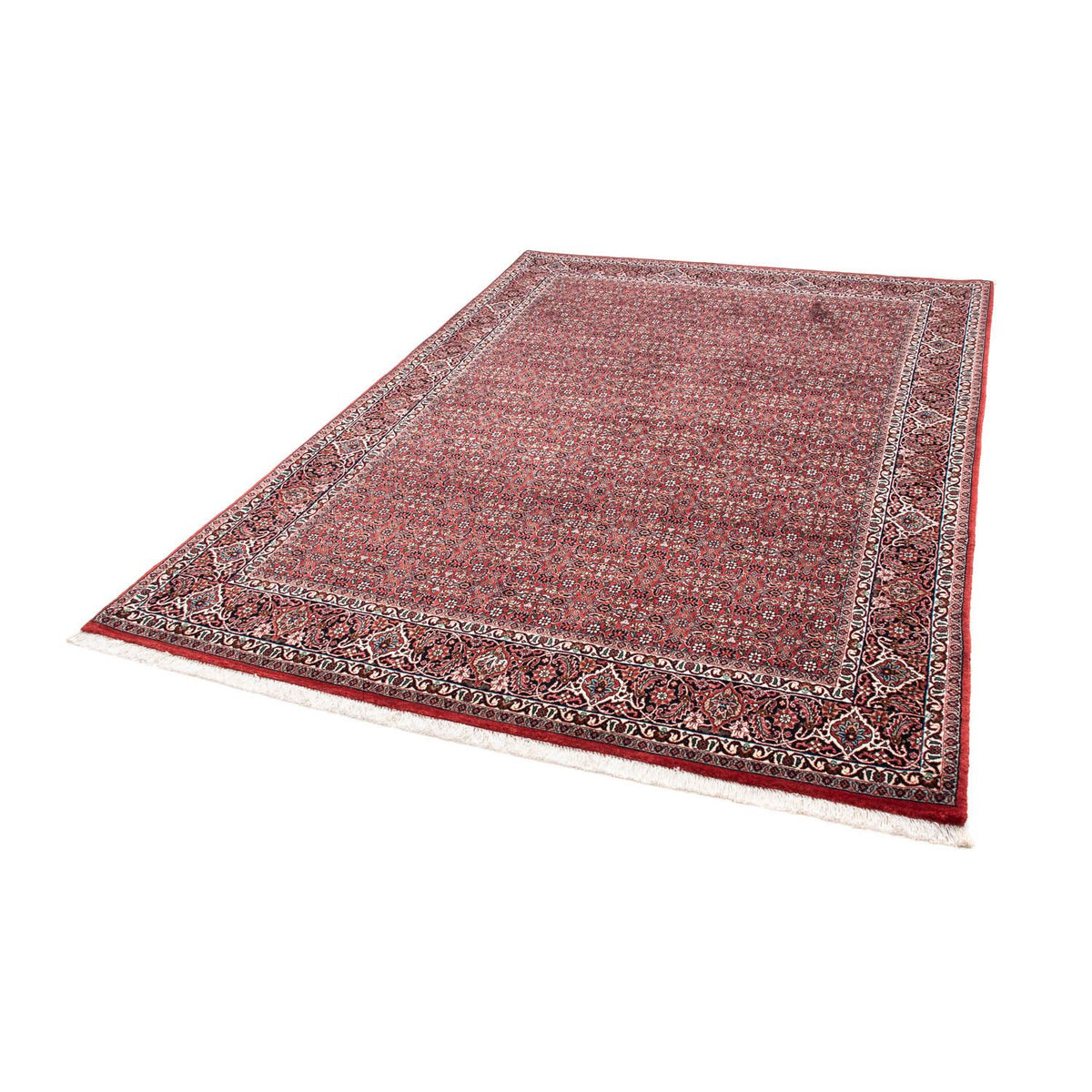 Alfombra persa - Bidjar - 240 x 168 cm - rojo oscuro