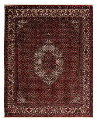 Alfombra persa - Bidjar - 252 x 208 cm - rojo oscuro