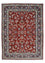 Alfombra persa - Ghom - 181 x 136 cm - rojo oscuro