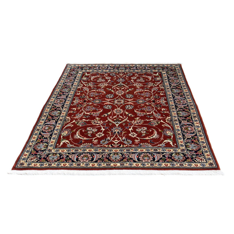 Alfombra persa - Ghom - 181 x 136 cm - rojo oscuro
