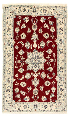 Alfombra Persa - Nain - Real - 128 x 75 cm - rojo